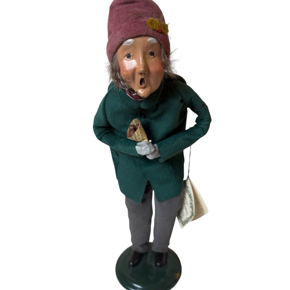 1993 Byers Choice The Carolers The Cries of London Man with Chestnuts Doll